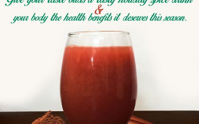 Give your taste buds a tasty holiday spice drink, and your body the health benefits it deserves this season