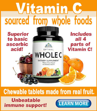 Optimal Whole C - Vitamin C bottle with fruit